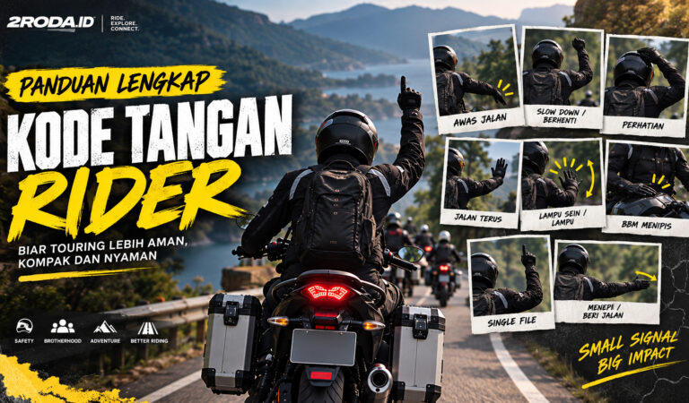 10 Kode Bahasa Kalbu Bikers Saat Touring yang Wajib Dipahami